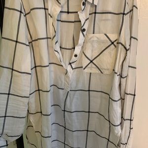 Athleta size S Plaid shirt
